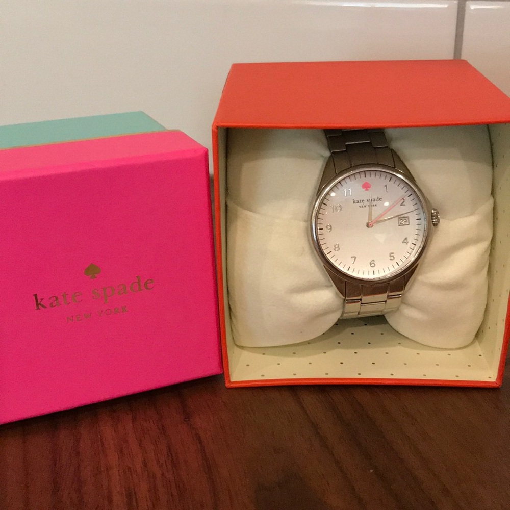 Kate Spade: Silver watch